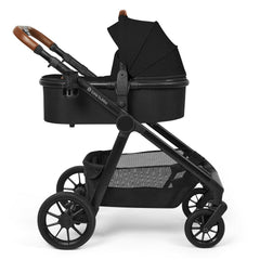 Ickle Bubba VIRGO Growing Family - Travel System - Black - showing the pram