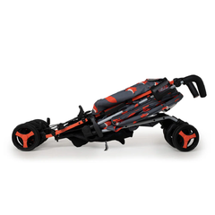 Cosatto Supa 3 Stroller Charcoal Mister Fox Folded