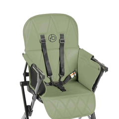 Ickle Bubba Flip Magic Fold Highchair (Sage Green)- 5 Point Harness