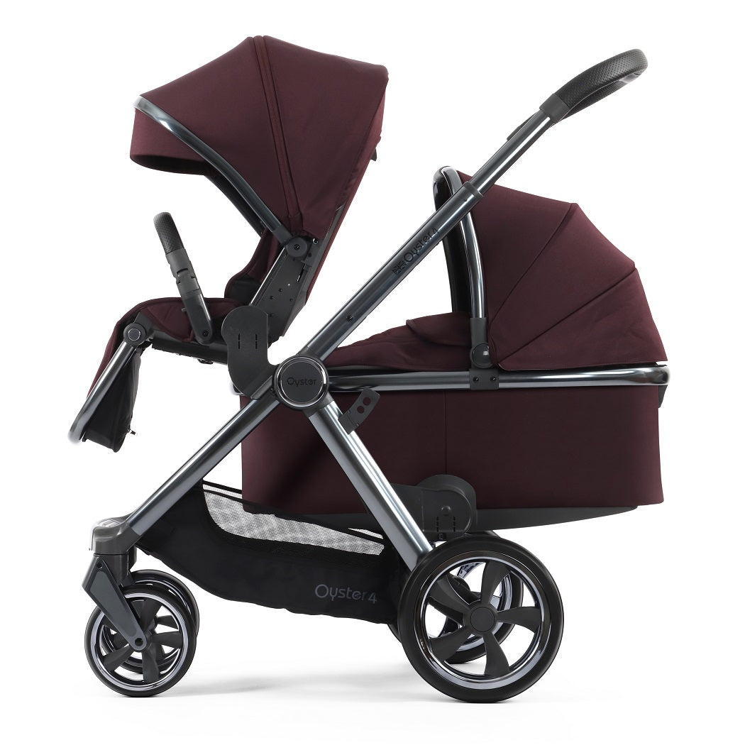 BabyStyle Oyster 4 Tandem Pushchair - Mulberry