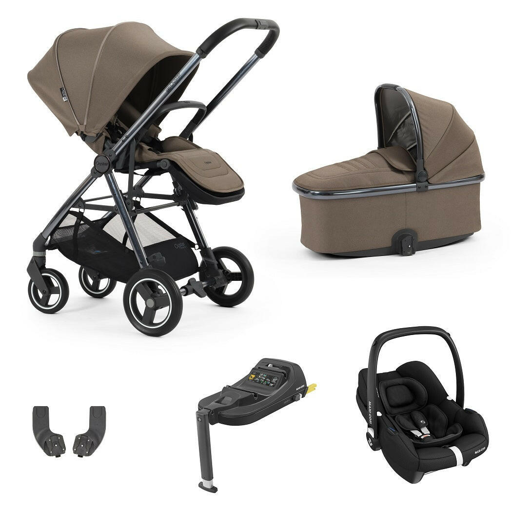 BabyStyle Oyster Gravity+ 5 Piece CabrioFix Bundle - Mink