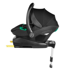 Ickle Bubba Stratus i-Size Car Seat - Black - shown with the included ISOFIX Base