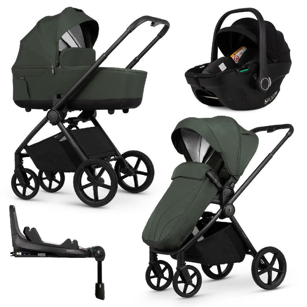 Venicci CLARO 3-in-1 Travel System with 360 ISOFIX Base - Forest