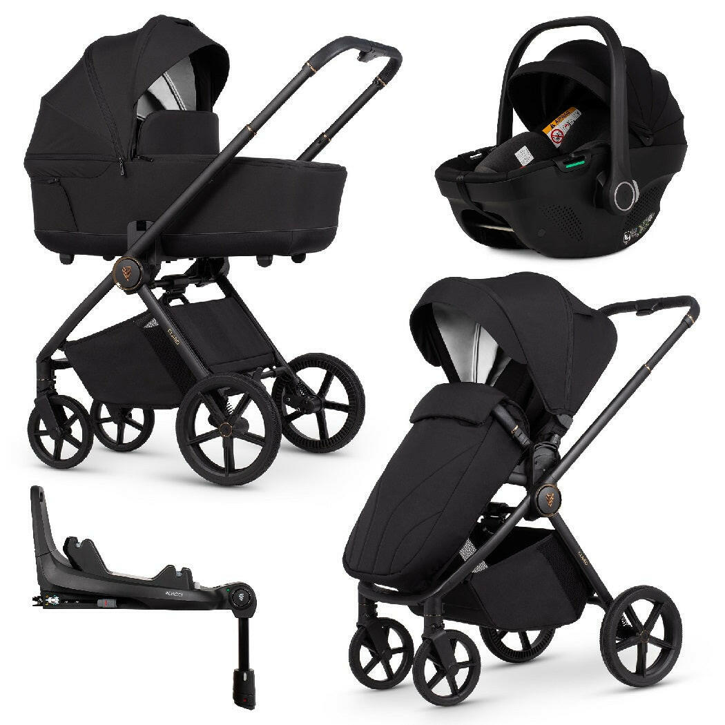 Venicci CLARO 3-in-1 Travel System with 360 ISOFIX Base  - Noir