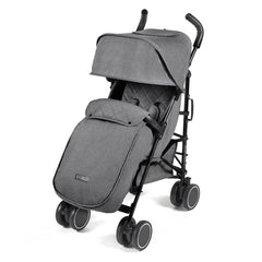 Ickle Bubba Discovery Max Stroller - Black/Graphite Grey/Black