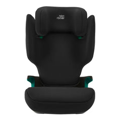 Britax Discovery Plus 2 i-Size Highback Booster Car Seat - Space Black - front view