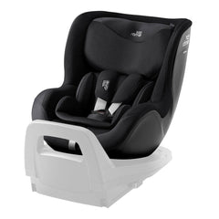 Britax DualFix 5Z Car Seat - Style Carbon Black - rear-facing and fitted to the Britax Vario 5Z ISOFIX Base (not included, available separately)