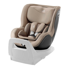 Britax DualFix 5Z Car Seat - Style Teak - rear-facing and fitted to the Britax Vario 5Z ISOFIX Base (not included, available separately)