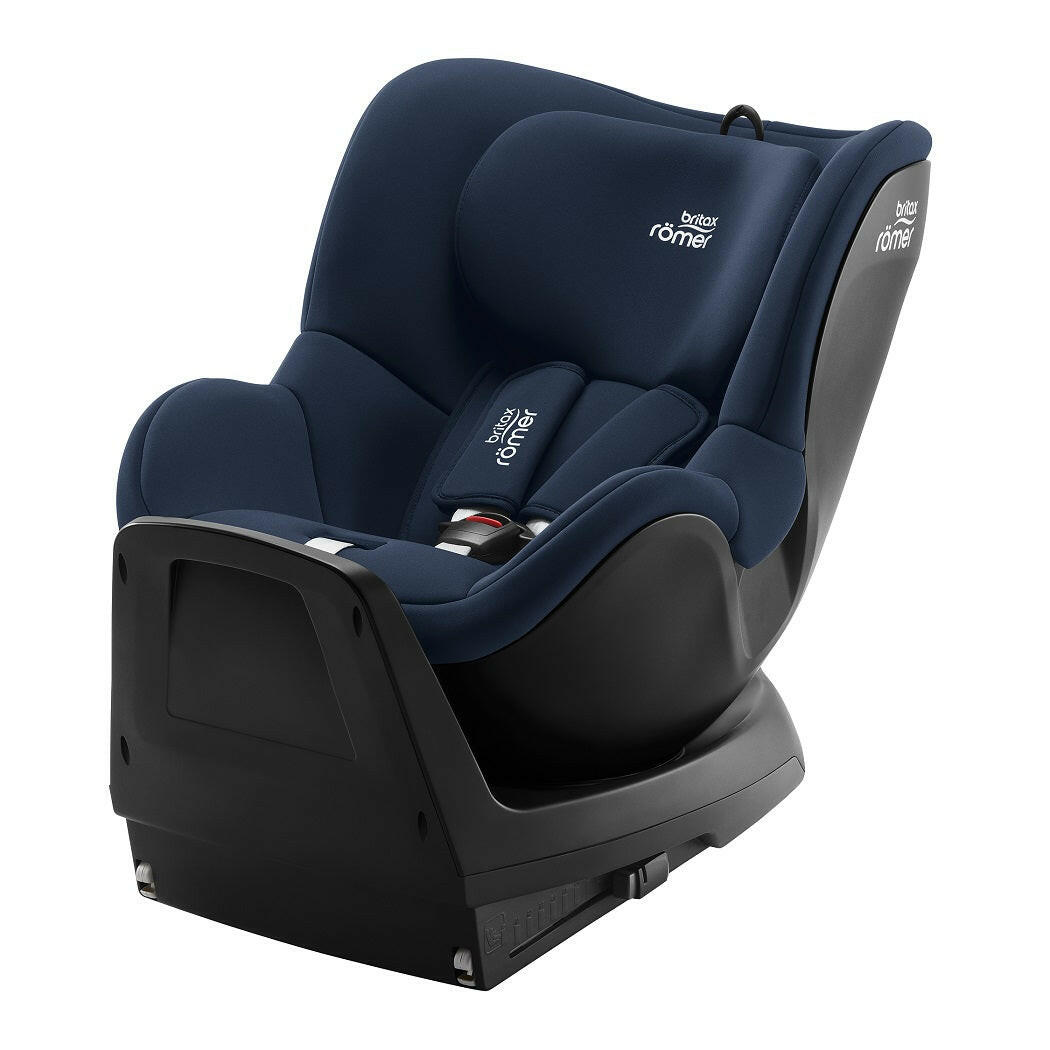 Britax Dualfix M Plus 360 Rotating i-Size Car Seat - Night Blue - rear-facing with rebound bar
