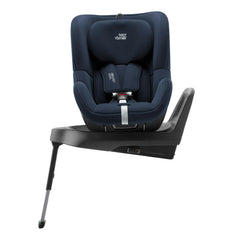Britax Dualfix M Plus 360 Rotating i-Size Car Seat - Night Blue - with seat rotated to the side