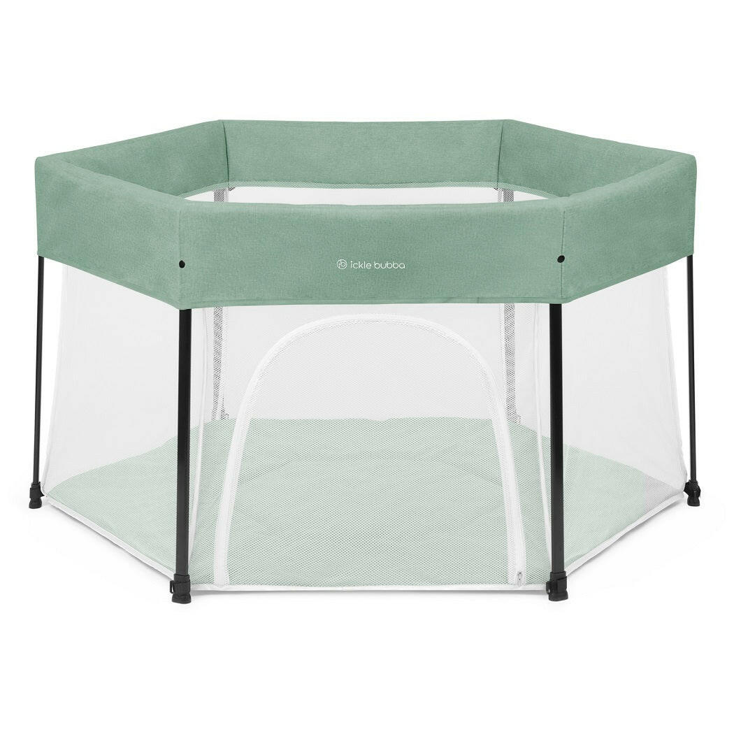 Ickle Bubba Fiesta Pop-Up Playpen - Sage Green - front view