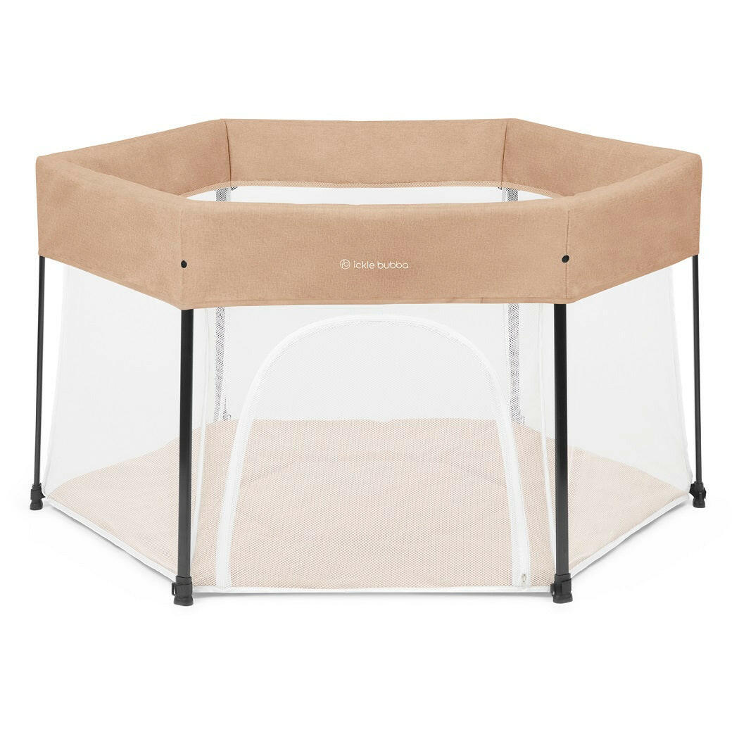 Ickle Bubba Fiesta Pop-Up Playpen - Biscuit - front view