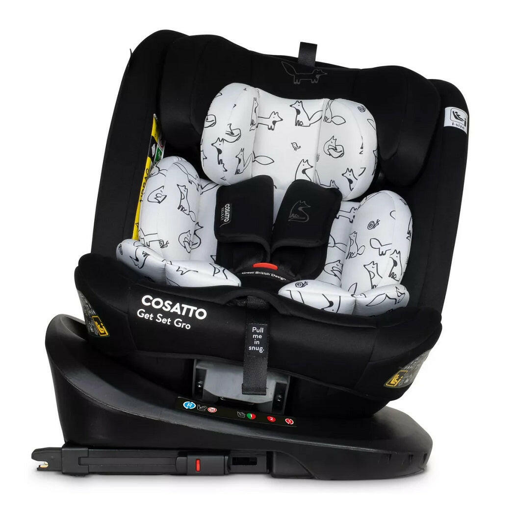 Cosatto Get Set Gro i-Size 360 - Foxed - rotated to side
