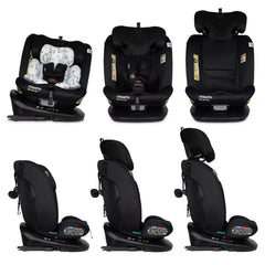 Cosatto Get Set Gro i-Size 360 - Foxed - all stages front and side views