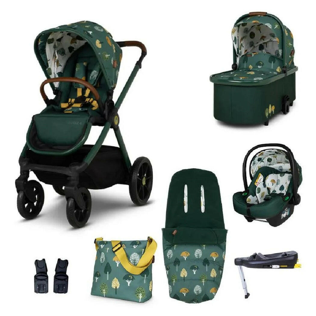 Cosatto Giggle 4 Everything Bundle with Car Seat & ISOFIX Base - Faraway - included items