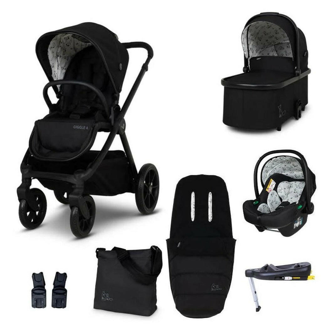 Cosatto Giggle 4 Everything Bundle with Car Seat & ISOFIX Base - Foxed - included items