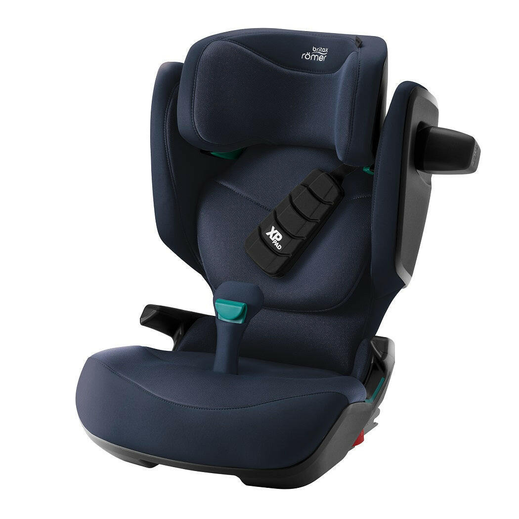 Britax Kidfix PRO i-Size Car Seat - Style Night Blue - quarter view