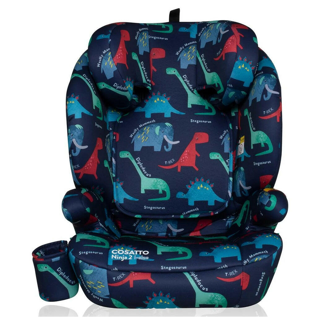 Cosatto Ninja 2 i-Size Car Seat - D is for Dino front view