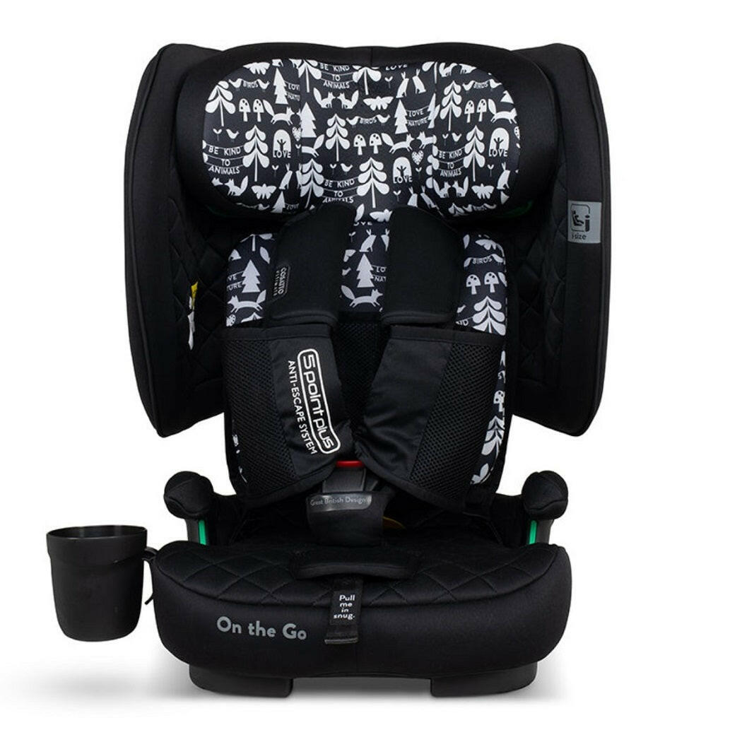 Cosatto On The Go i-Size Travel Car Seat - Silhouette - front view