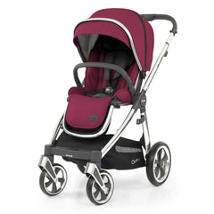 BabyStyle Oyster 3 ESSENTIAL Bundle - Cherry - showing the forward-facing pushchair