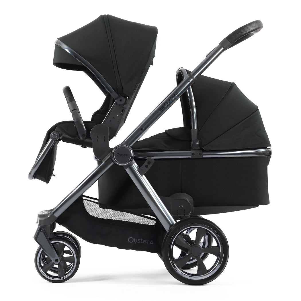 BabyStyle Oyster 4 Tandem Pushchair - Black Olive