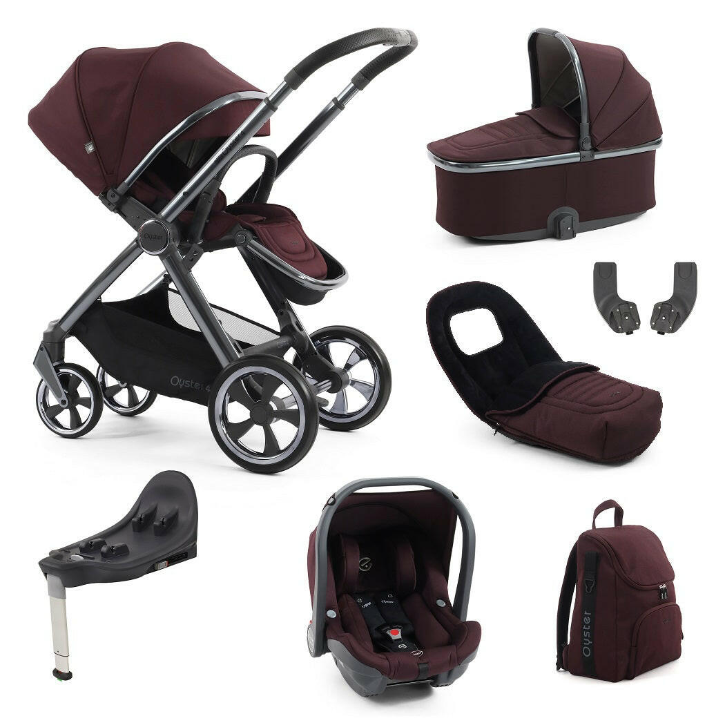 BabyStyle Oyster 4 Luxury Bundle - Mulberry - included items