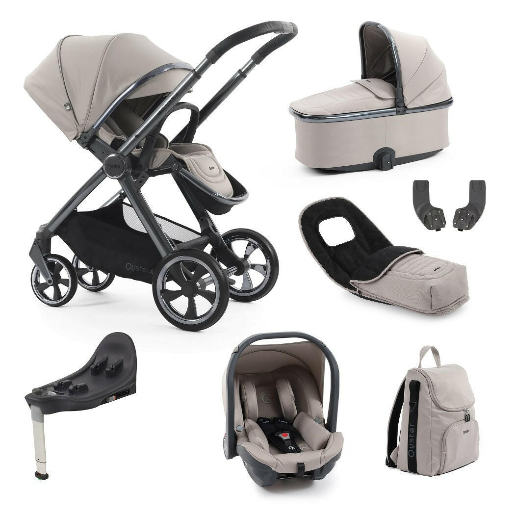 BabyStyle Oyster 4 Luxury Bundle - Stone - included items