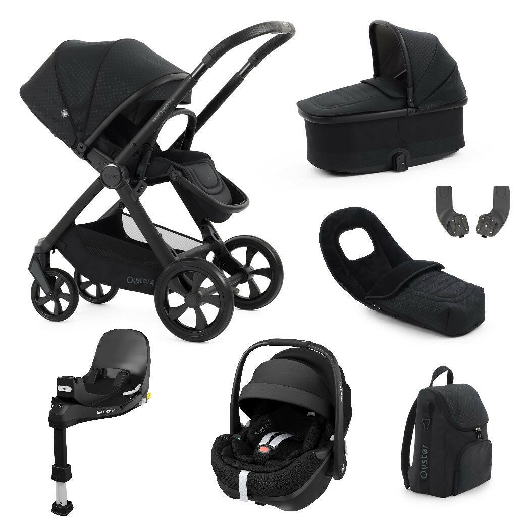 BabyStyle Oyster 4 ULTIMATE Bundle - Raven - with Pebble 360 Pro2