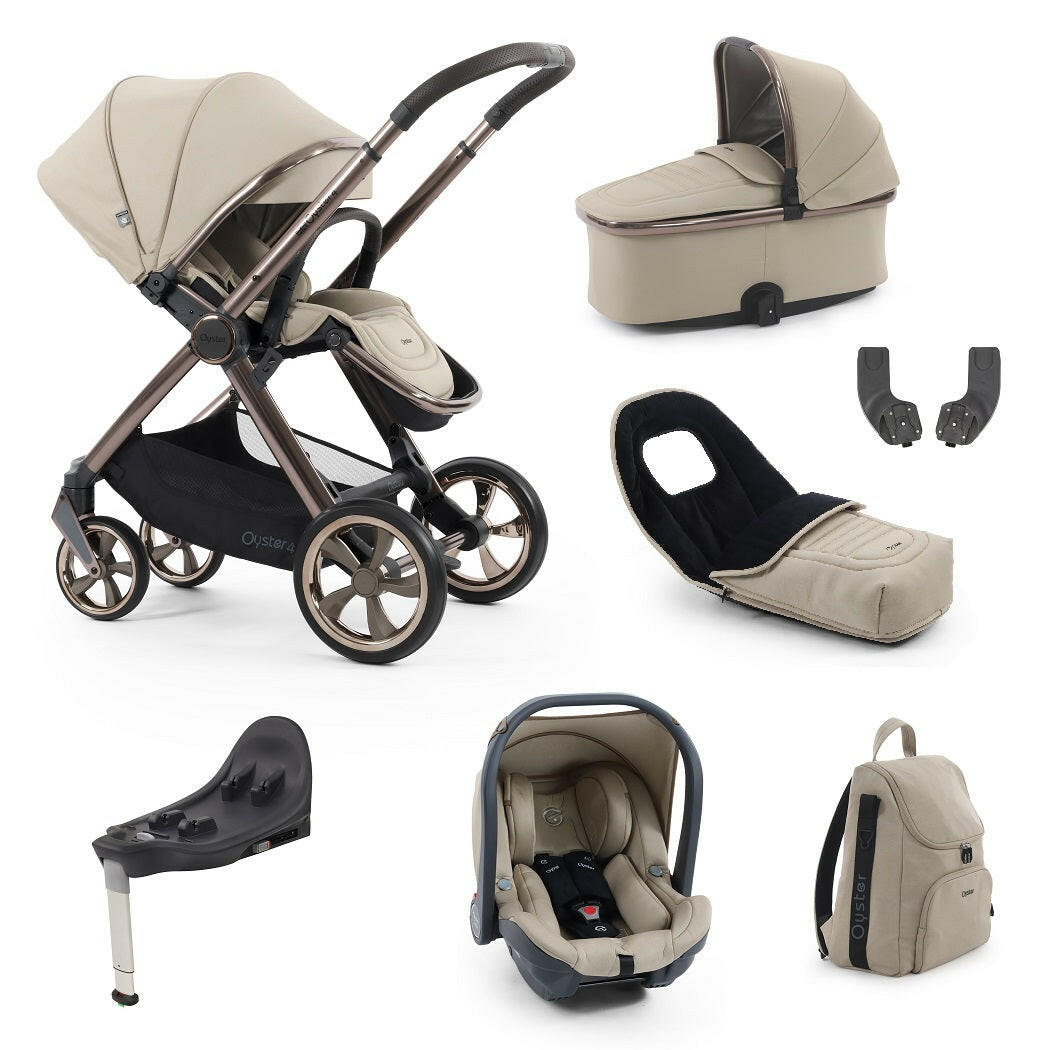 BabyStyle Oyster 4 Luxury Bundle - Buttermilk - included items