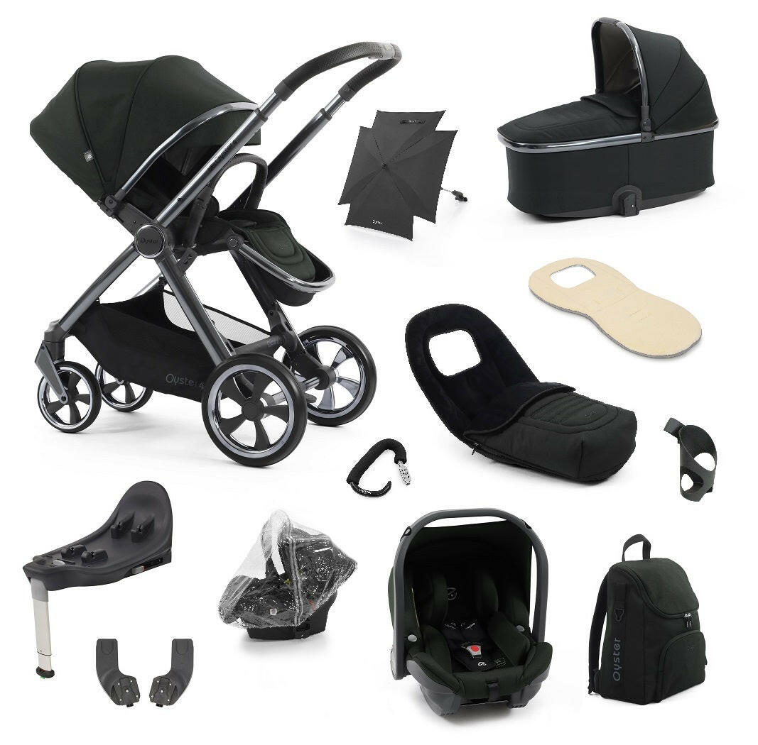 BabyStyle Oyster 4 Ultimate Bundle - Black Olive - included items