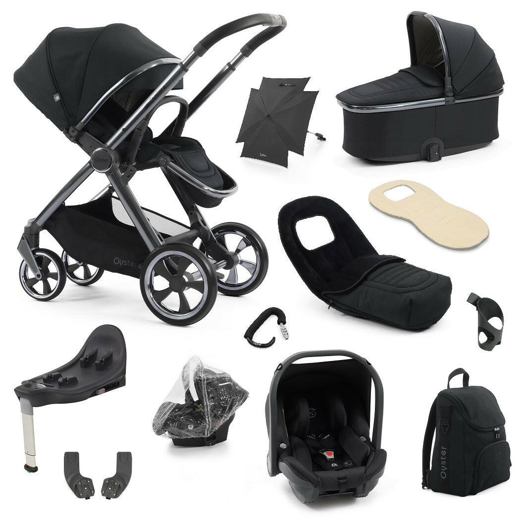 BabyStyle Oyster 4 Ultimate Bundle - Carbonite - included items