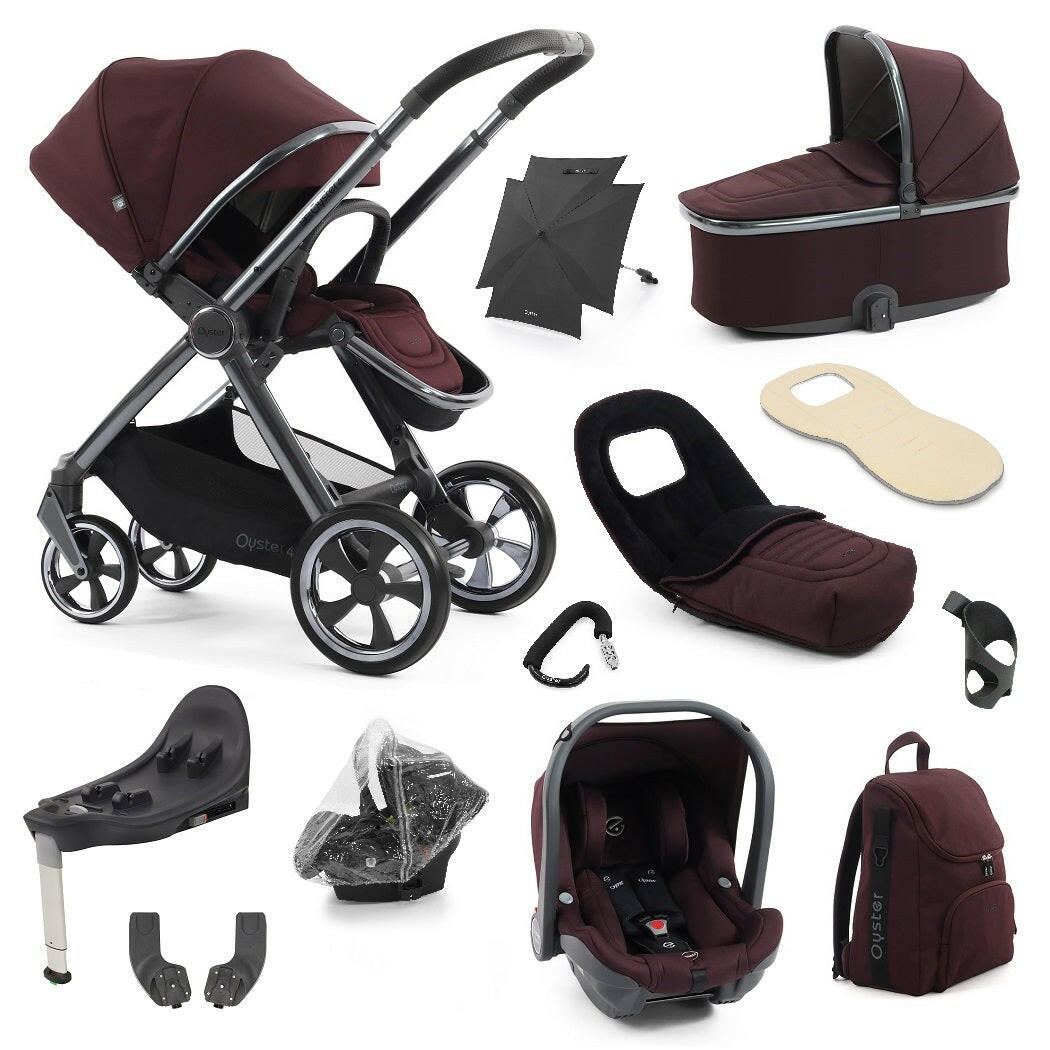 BabyStyle Oyster 4 Ultimate Bundle - Mulberry - included items