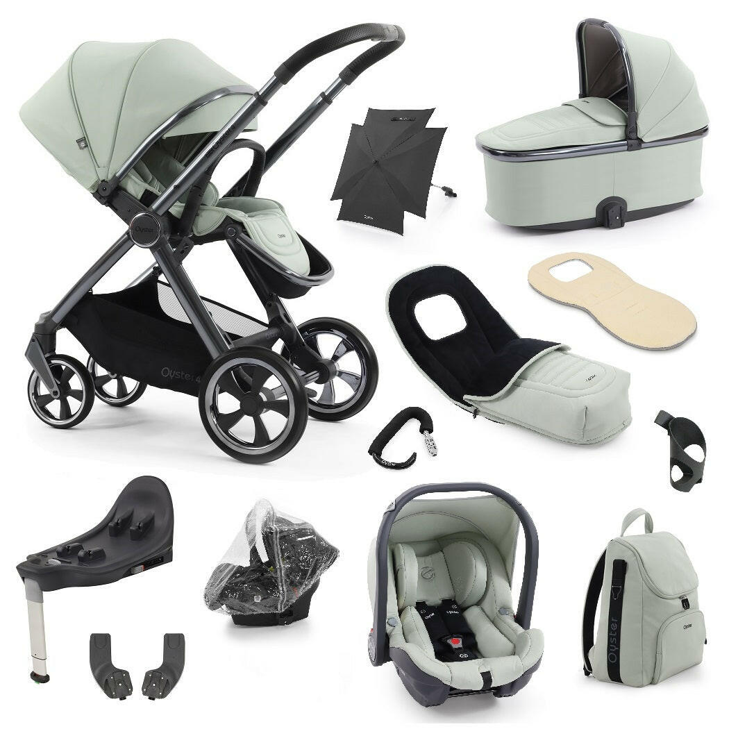 BabyStyle Oyster 4 Ultimate Bundle - Pistachio - included items