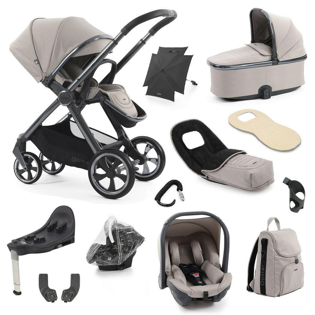 BabyStyle Oyster 4 Ultimate Bundle - Stone - included items