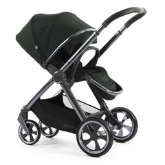 BabyStyle Oyster 4 Pushchair - Black Olive - parent-facing