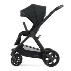 BabyStyle Oyster 4 Pushchair - Raven - side view, forward-facing