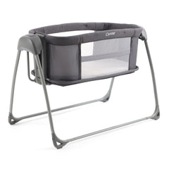 BabyStyle Oyster Swinging Crib (Fossil) - showing the crib without the canopy