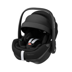 BabyStyle Oyster 3 Black LUXURY Bundle (Pixel) - showing the included Maxi-Cosi Pebble 360 Pro Infant Car Seat (Essential Black)