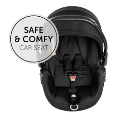 Hauck Rapid 4 TrioSet (Grey) - showing the infant carrier car seat
