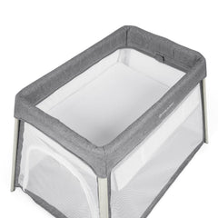 Ickle Bubba Scout Travel Crib, Cot & Playpen - Ash Grey - showing the crib layer from above