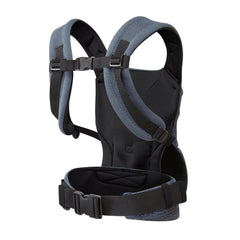 Ickle Bubba Seren Baby Carrier - Slate - rear view, without storage pocket