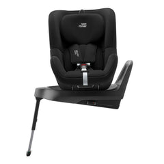 Britax Swingfix M Plus i-Size Rotating Car Seat - Space Black - side view, with seat rotated 90 degrees