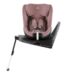 Britax Swivel 360 Rotating Car Seat - Dusty Rose - with seat rotated to the side