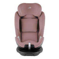 Britax Swivel 360 Rotating Car Seat - Dusty Rose - front view, booster seat