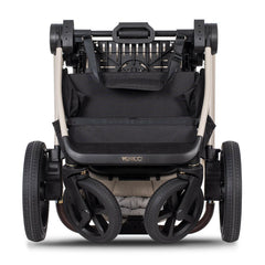 Venicci Upline 2 Pushchair - Stone Beige - folded