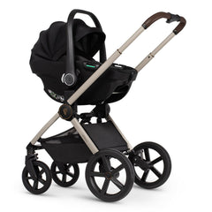 Venicci Upline 2 - Stone Beige - chassis with car seat attached