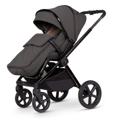 Venicci Upline Travel System (Special Edition - Lava) - showing the pushchair in forward-facing mode with the included footmuff