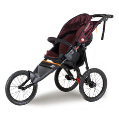 Out n About Nipper Sport v5 Pushchair (Brambleberry Red) - shown here with its hood lowered