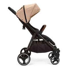 Ickle Bubba VENUS MAX Double Stroller - Black/Biscuit/Tan