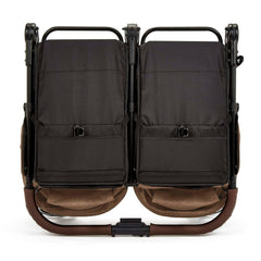 Ickle Bubba VENUS MAX Double Stroller - Black/Biscuit/Tan